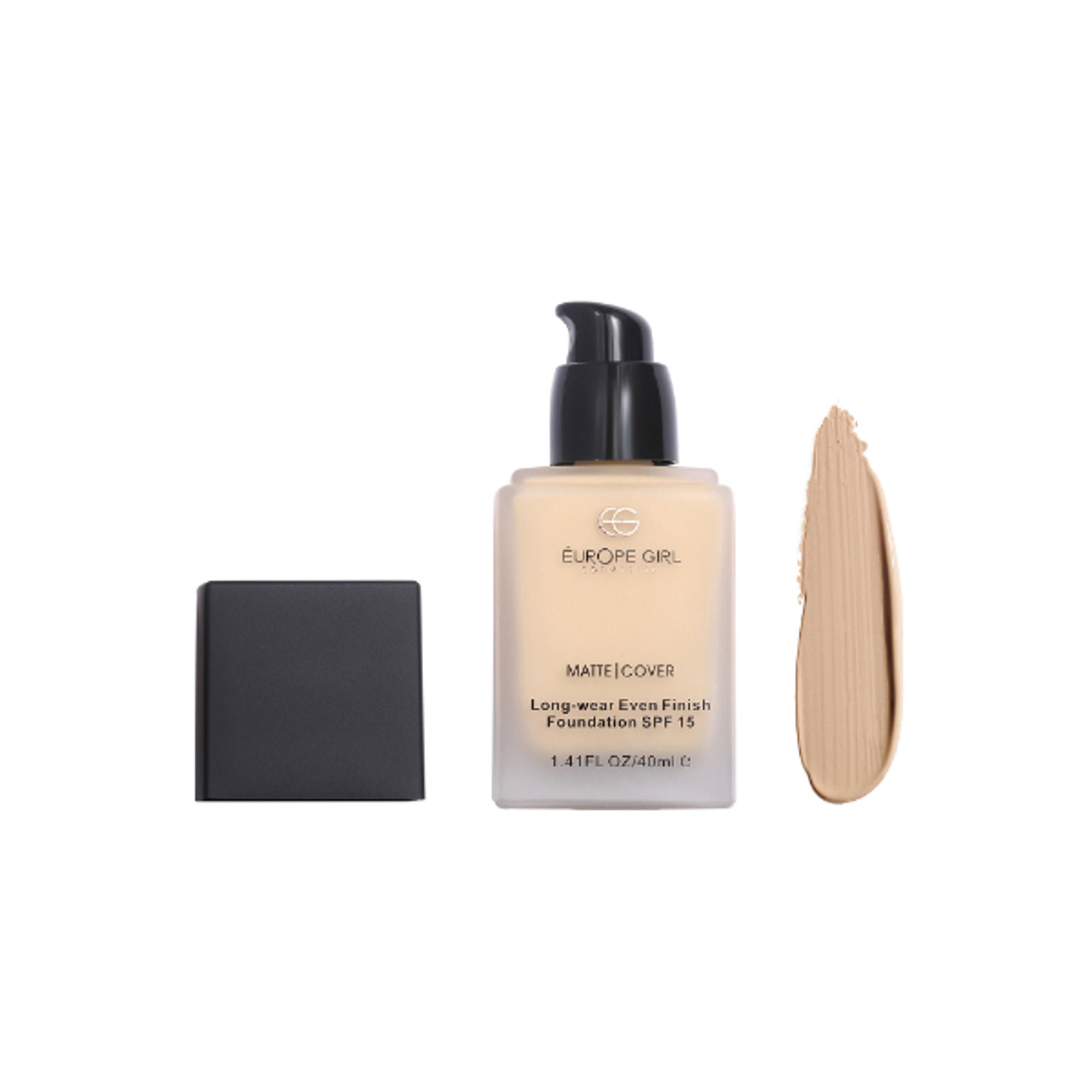 Europe Girl Matte Cover Foundation SPF 15 - 110 Light Yellow Undertone