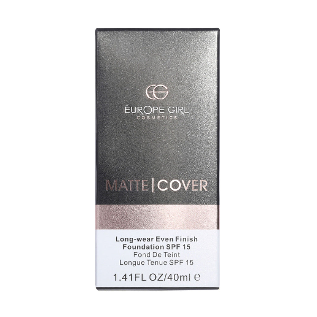 Europe Girl Matte Cover Foundation SPF 15 - 210 Dark Warm Undertone