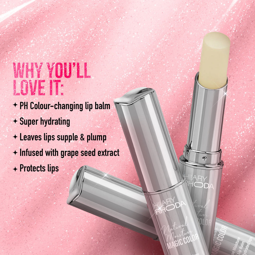 Hilary Rhoda Natural Moisture Magic Colour Lip Balm