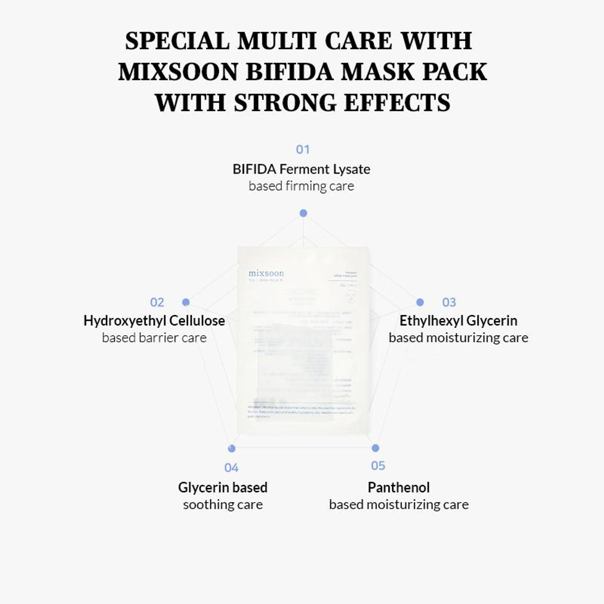 Mixsoon Bifida Mask Pack, Repairs Damaged Skin & Strengthens Barrier with Probiotics
