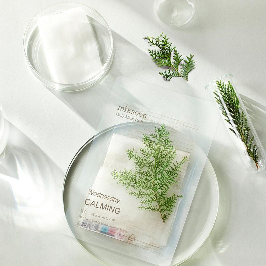 Mixsoon Daily Mask Pack Wednesday, Soothes, Hydrates & Strengthens Skin Barrier Sheet Mask