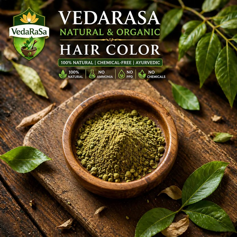VedaRasa Natural & Organic Black Hair Color