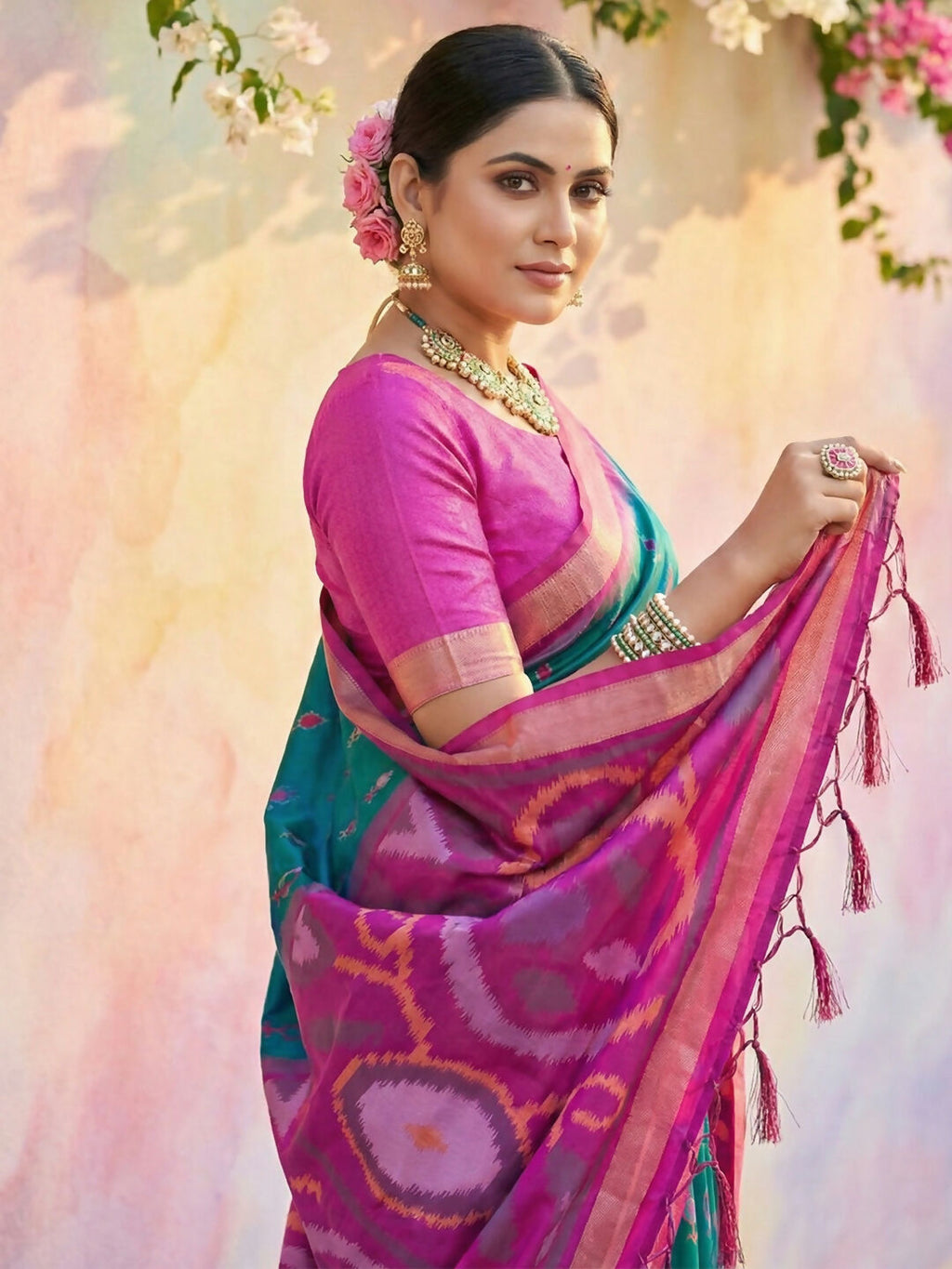 Shree Shyam Fashion Sky Blue Soft Silk Saree