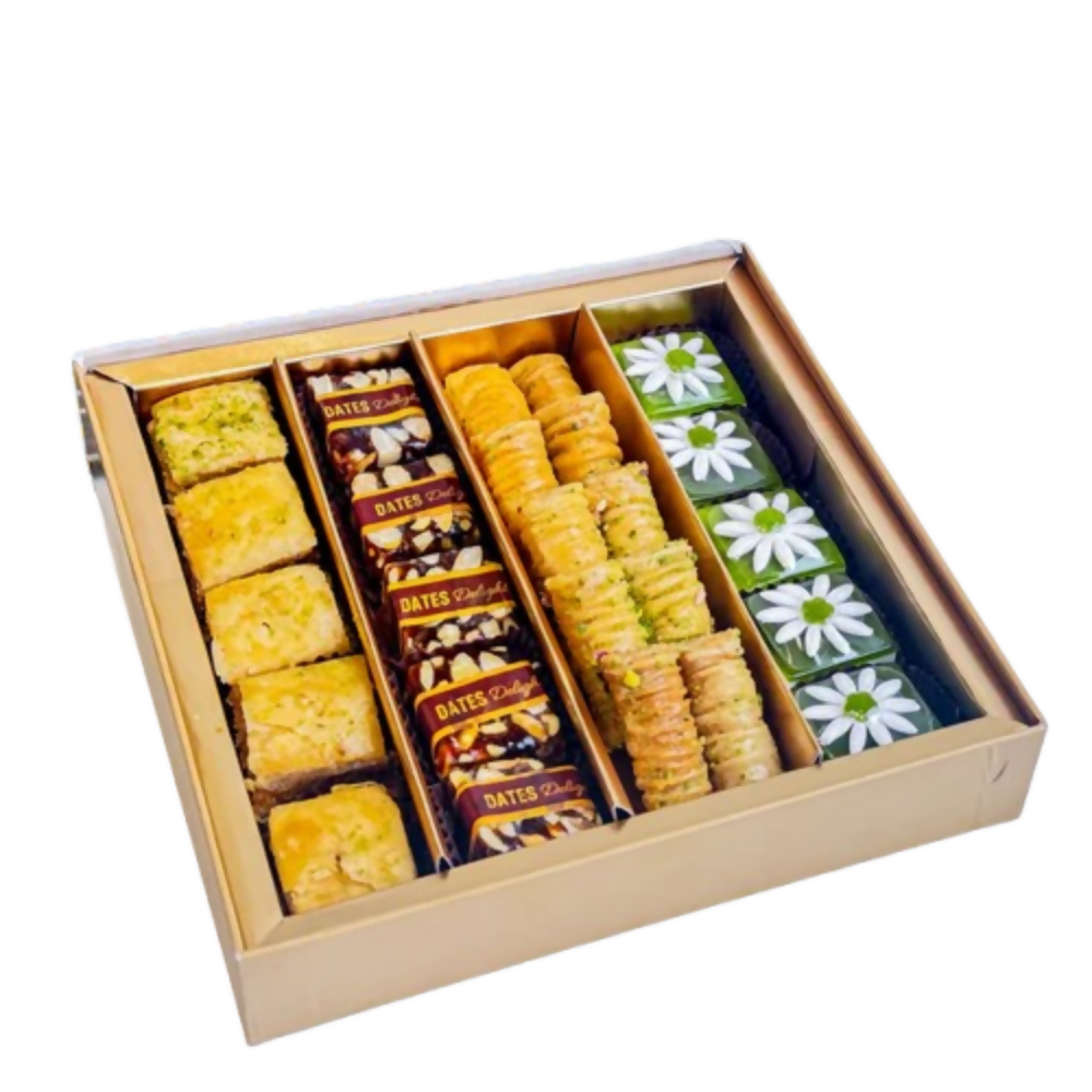 Gwalia Sweets Assorted Baklawa and Gourmet Sweet Box