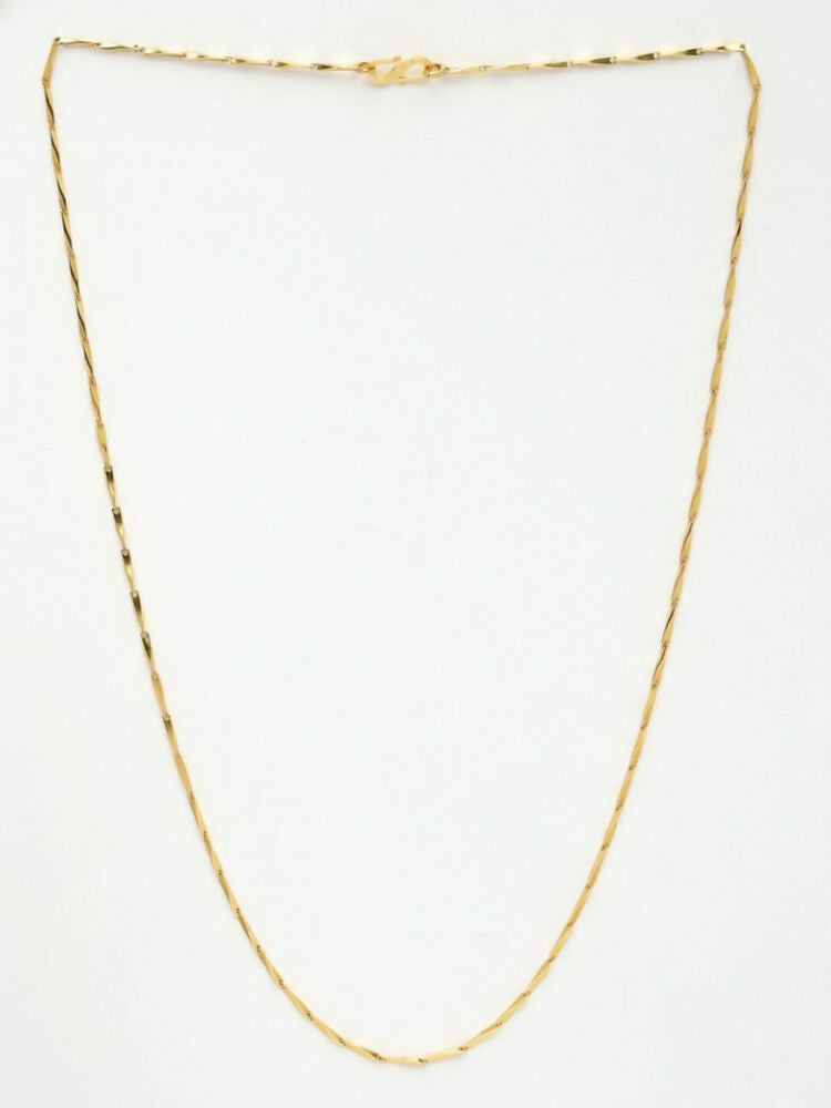 NVR Women Gold Plated Handcrafted Minimal Chain