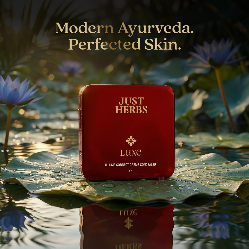 Just Herbs Luxe Illume Correct Créme Concealer Covers Dark Circles (140 Sand)