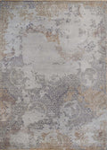 8x10 Rug | Modern Handmade Wool blended viscose Area Rug | TRD1634810