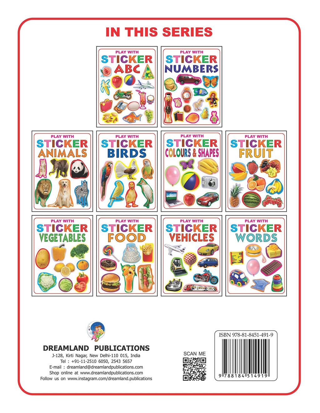 Dreamland Play With Sticker - Vehicles