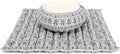 Leewadee Meditation Cushion Set – 1 Round Zafu Meditation Pillow and 1 Square Roll-Up Zabuton Meditation Mat, Pillows Bundle Filled with Kapok