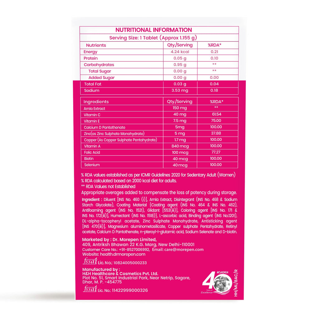 Dr. Morepen Biotin Plus Tablets