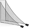1/2PCS Golf Shank Net Attachment for Golf Hitting Nets with Sandbag, 7 * 7FT/7 * 10FT Golf Barrier Side Net,Golf Practice Hitting Net Barrier Net for Golf, Baseball, Hockey, Soccer (Black/Red