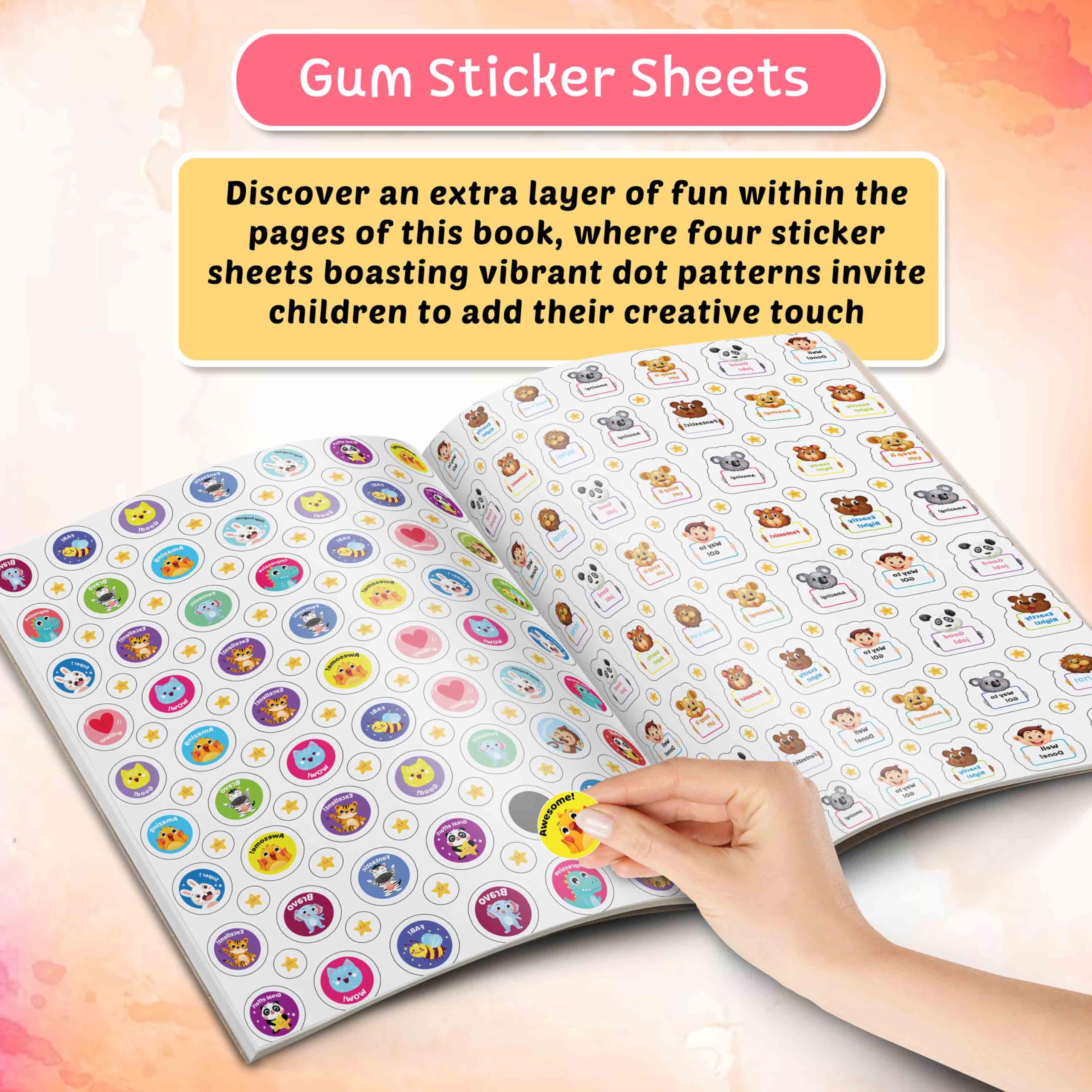 2000+ Reward Stickers: A Fun Sticker Book For Teachers And Parents - Encouraging And Celebrating Kids' Achievements With Over 2000 Stickers [Paperback]