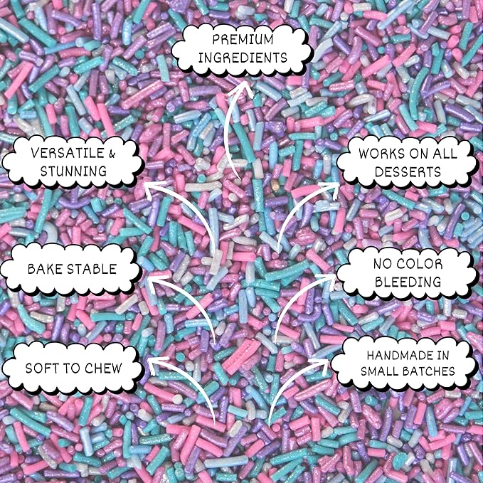 Confect Rainbow Sprinkles for Decoration 12