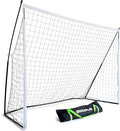 QUICKPLAY Kickster Soccer Goal Range – Ultra Portable | Quick and Easy Set Up | Includes Net and Carry Bag | Available in 7 Sizes | Backyard Soccer Net for Kids & Adults [Single Goal]
