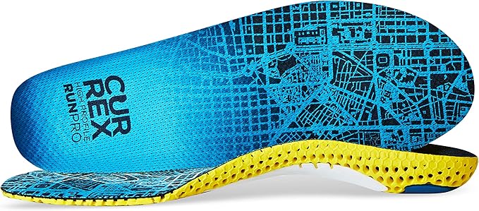 CURREX RunPro Insoles for Running Shoes – Arch Support Inserts to Help Reduce Fatigue, Prevent Injuries & Boost Performance – for Men & Women – High Arch, Large