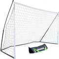 QUICKPLAY Kickster Soccer Goal Range – Ultra Portable | Quick and Easy Set Up | Includes Net and Carry Bag | Available in 7 Sizes | Backyard Soccer Net for Kids & Adults [Single Goal]
