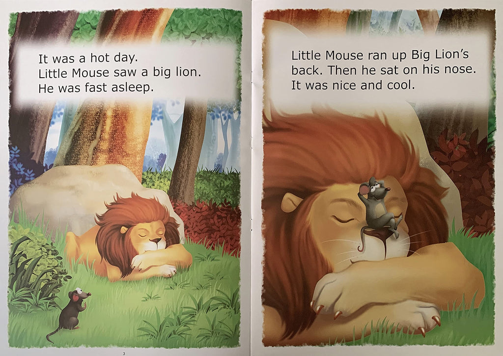 Value Stories.-Little Mouse & Big Lion.