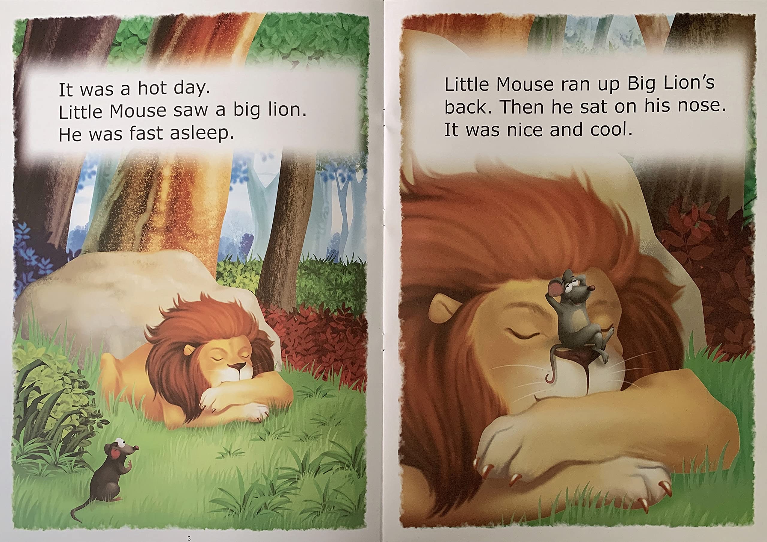 Value Stories.-Little Mouse & Big Lion.