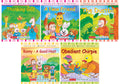 Storybook For Kids: Scholars Hub Moral Values Story Set 1 (Set Of 5 Books) (Illustrated) (Ages 5+) (80 Pages) | Thanking God | A New Friend | The Dustbin | Bunny- A Good Host | Obedient Chirpie