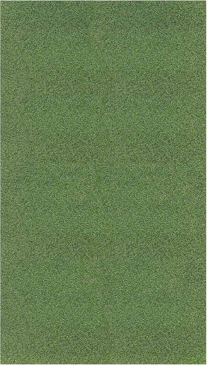 Ottomanson Artificial Turf Golf Hitting Mat 6'6" x 12' Indoor/Outdoor Waterproof Synthetic Fake Grass for Putting Practice Baseball Football Sports Gym Backyard, Custom Size 2' up to 30'