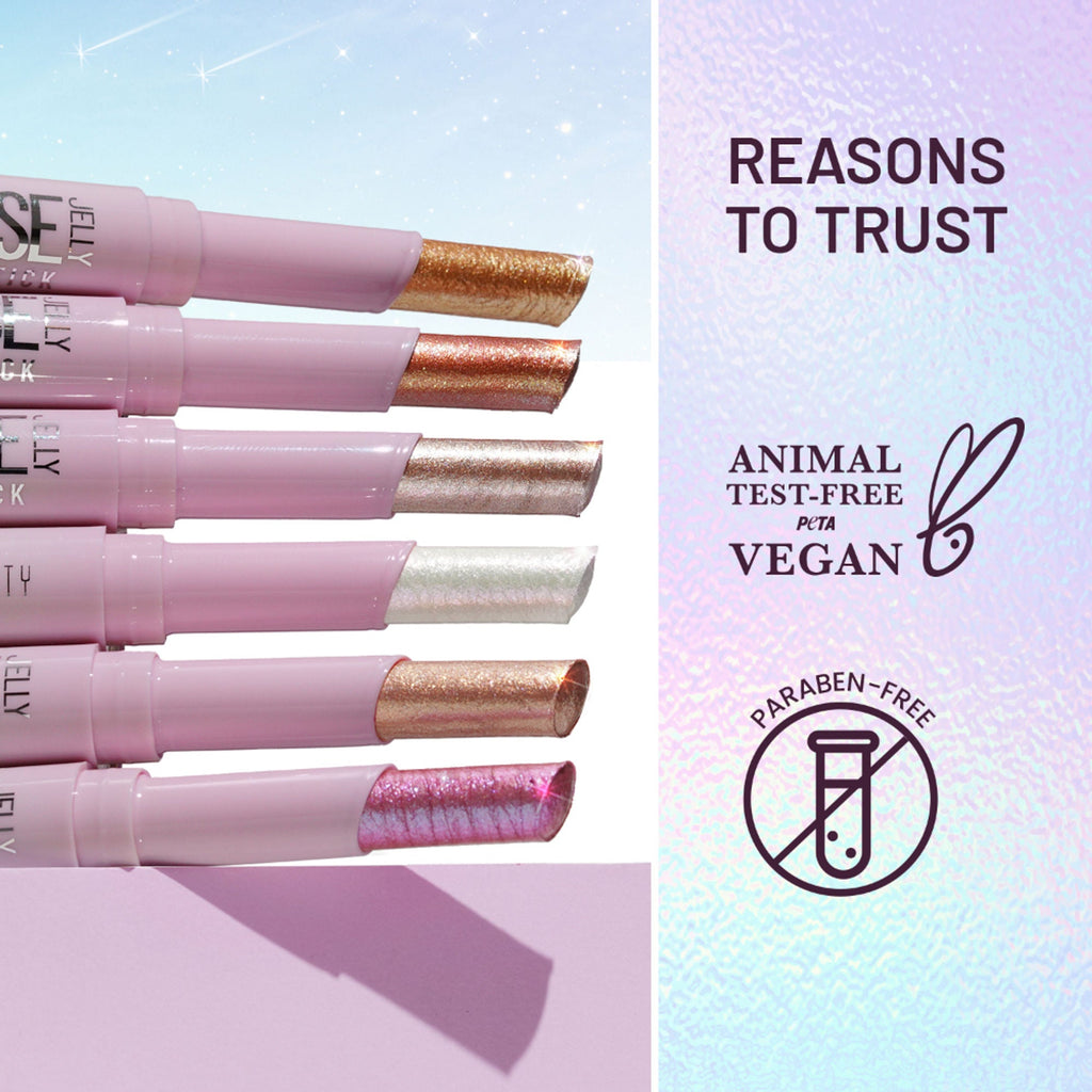 Swiss Beauty Jelly Verse Glow Eyeshadow Stick , Rich Color Payoff, Crease-Proof - Bronzed Eclipse