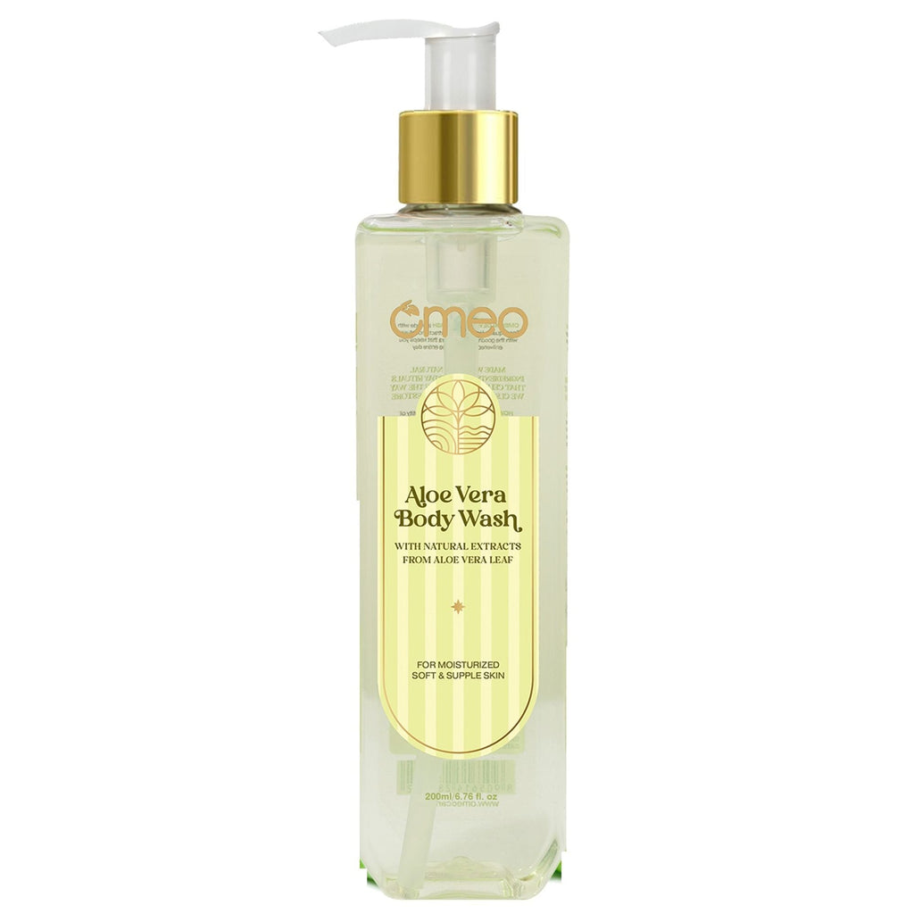 Omeo Aloe Vera Body Wash - Gentle Cleansing, Soft Nourshing Body Wash