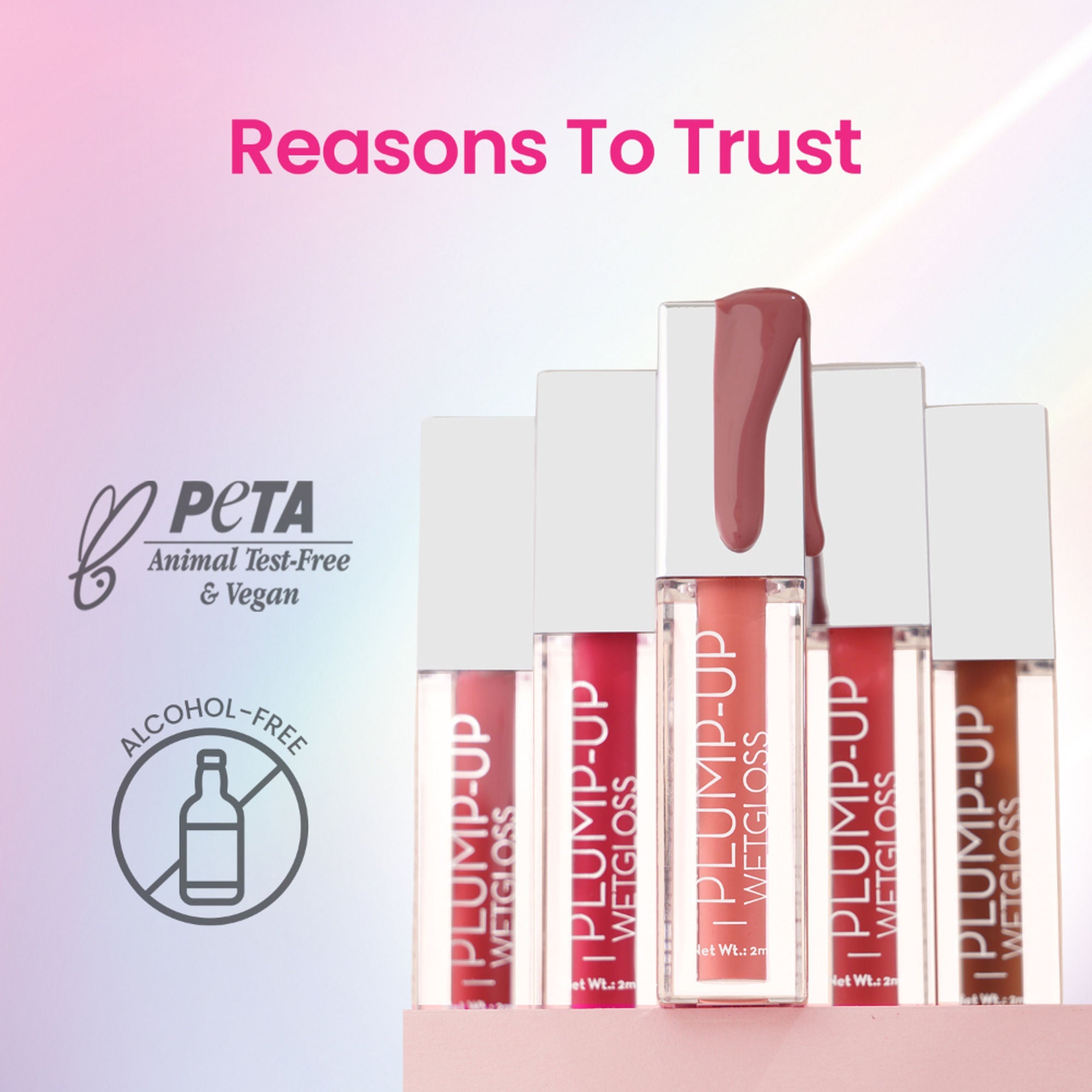 Swiss Beauty Plump Up Wet Lip Gloss For Glossy And Fuller Lips - 8 Deep Desire