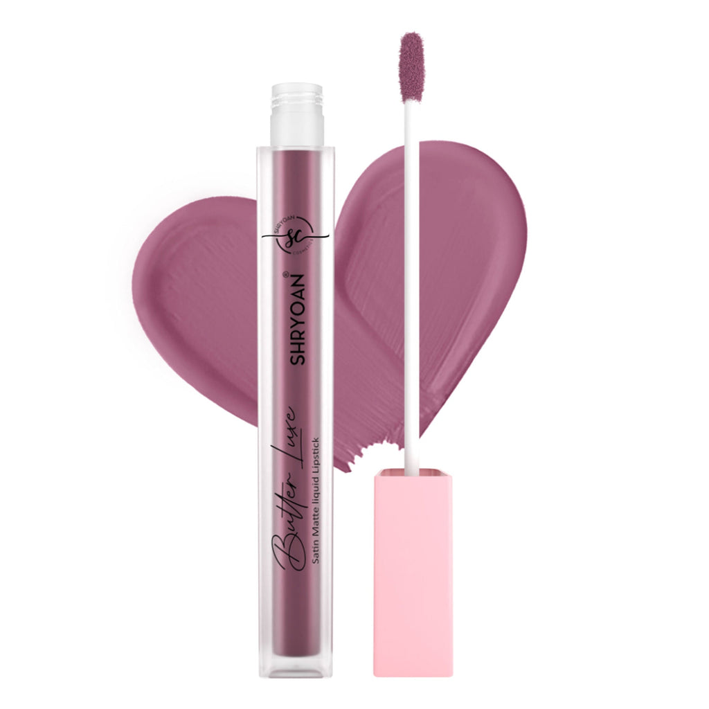 Shryoan Butter Luxe Satin Matte Liquid Lipstick - Dusty Rose 02