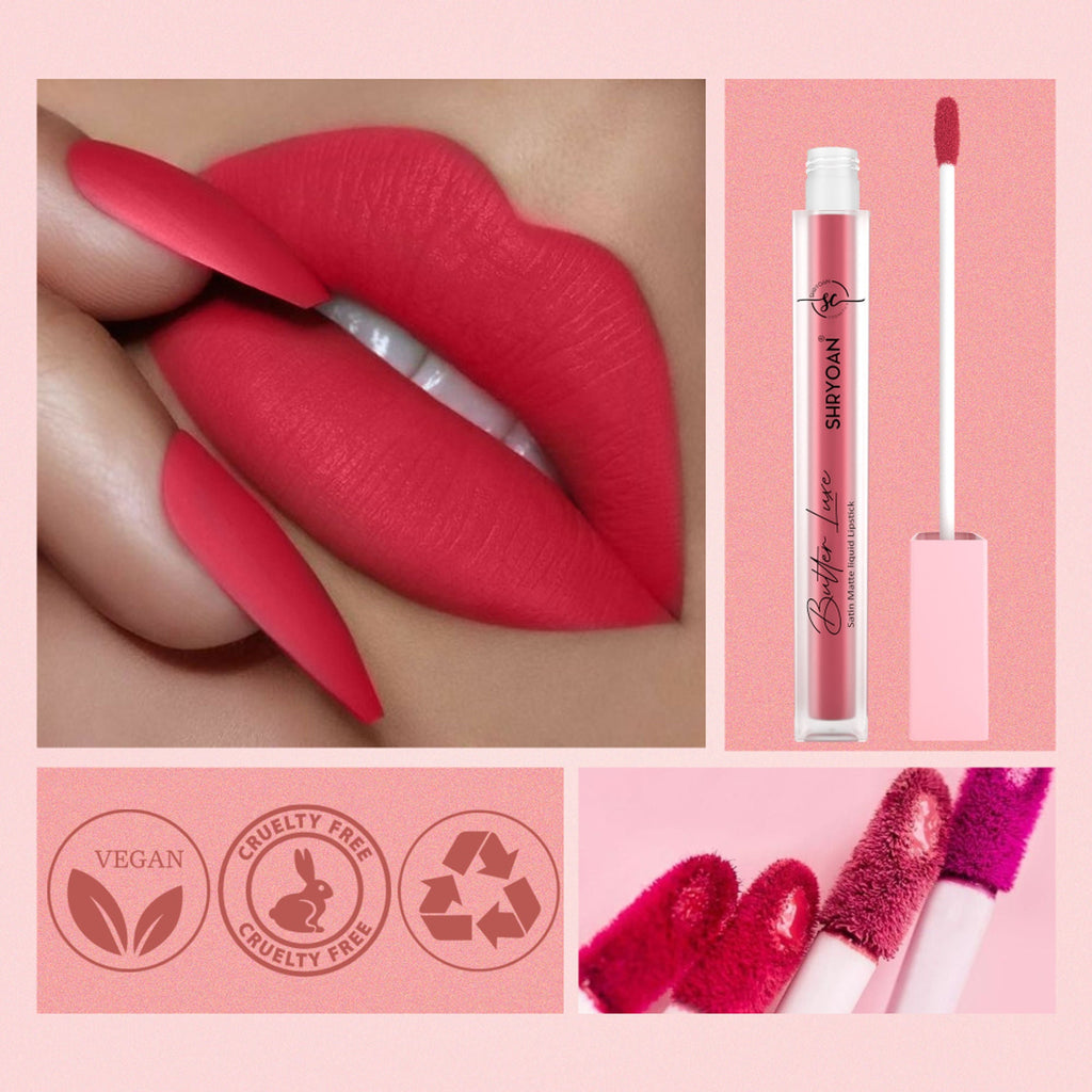 Shryoan Butter Luxe Satin Matte Liquid Lipstick - Dusty Rose 02