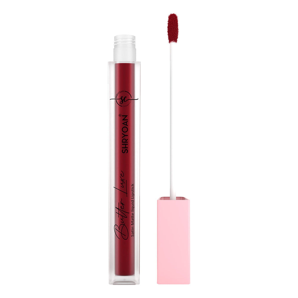Shryoan Butter Luxe Satin Matte Liquid Lipstick - Red Moment 06