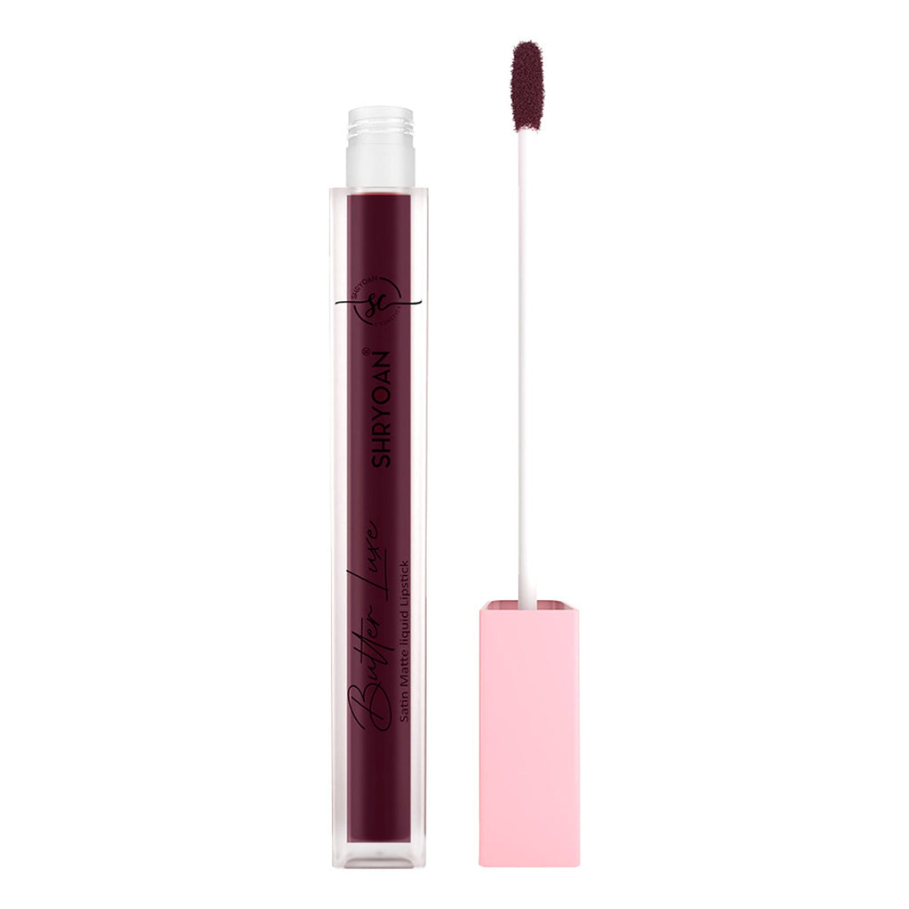 Shryoan Butter Luxe Satin Matte Liquid Lipstick - Go Grape 17
