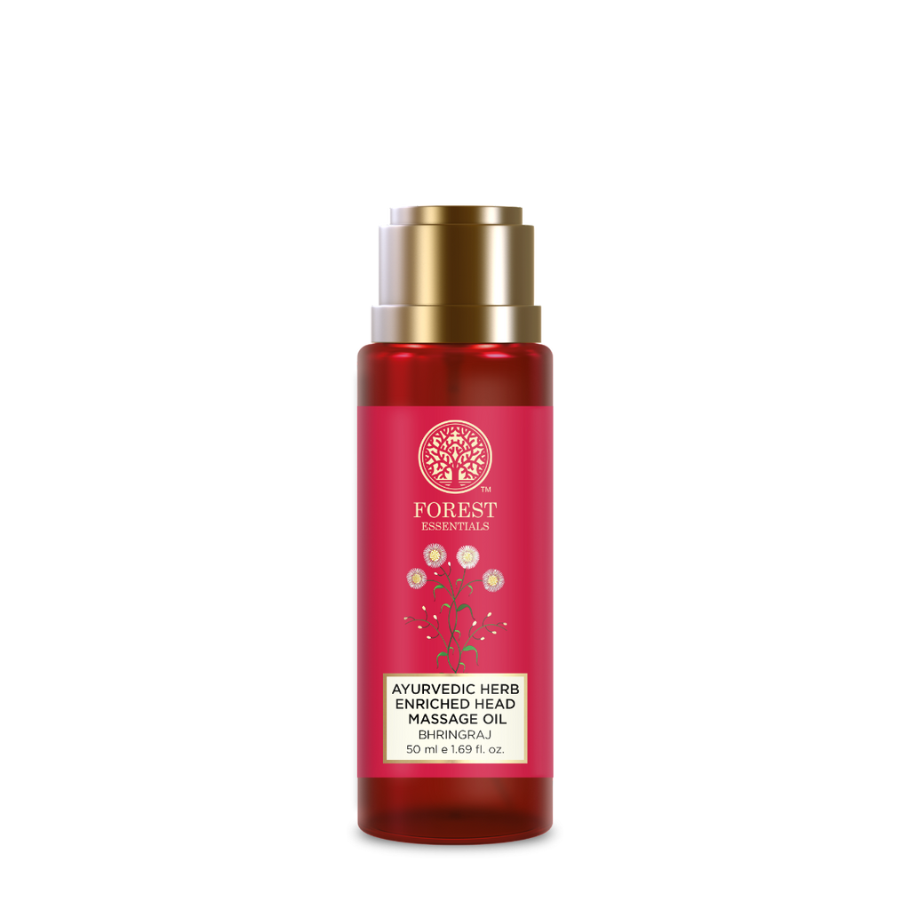 Forest Essentials Ayurvedic Herb Enriched Head Massage Oil Bhringraj