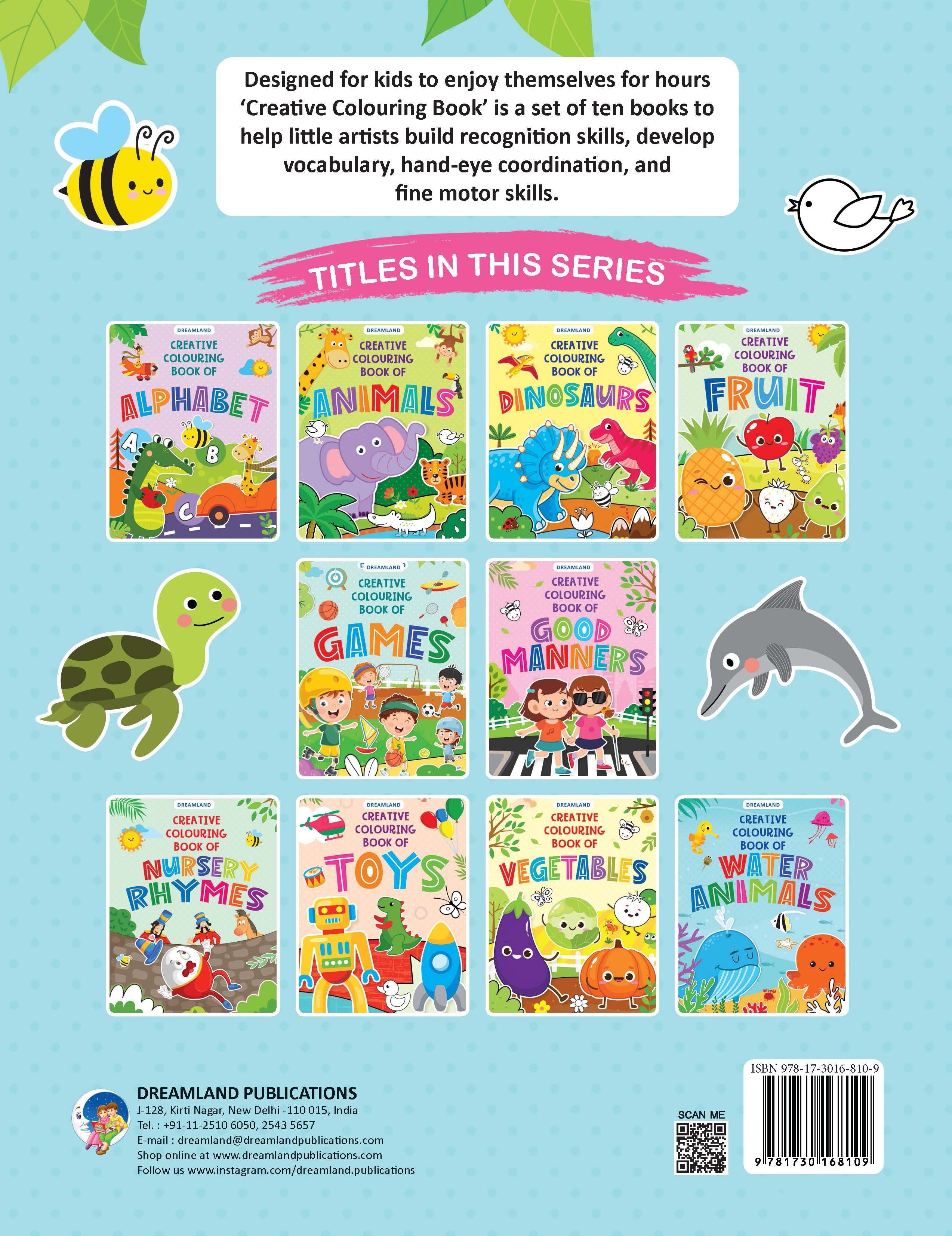 Dreamland Creative Colouring Book - Water Animals