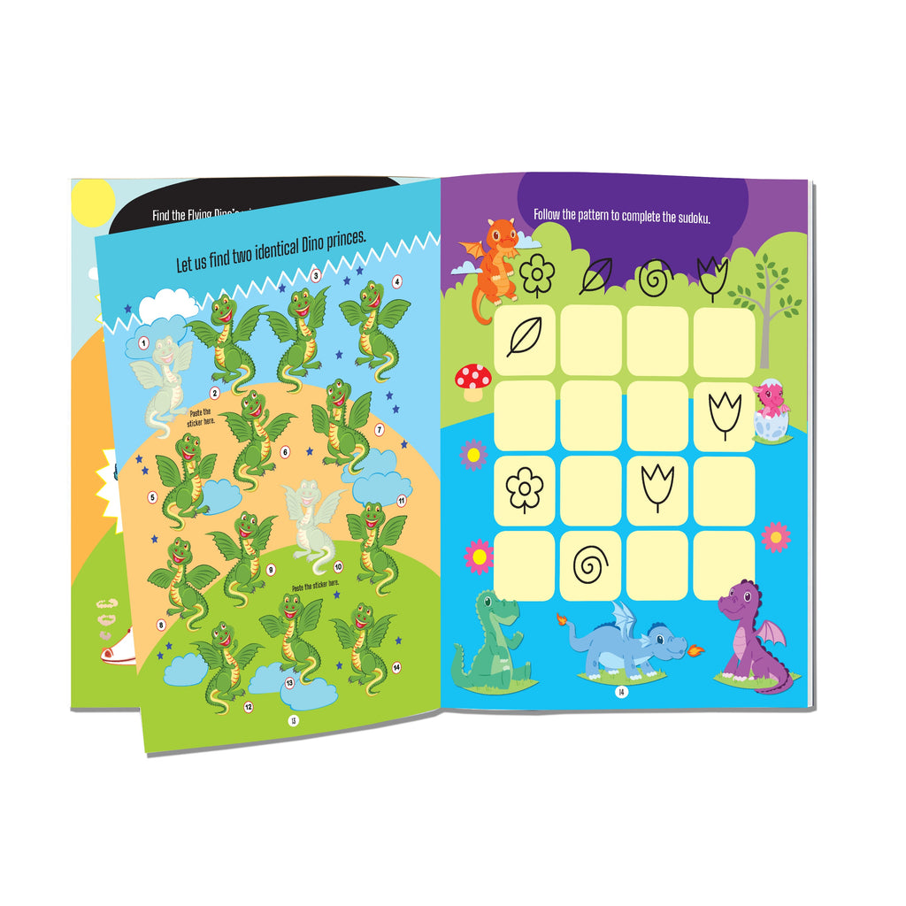 Dreamland Publications My First Amazing Activity Book- Dinosaurs, Dragons and Monsters : Children's Interactive & Activity Book