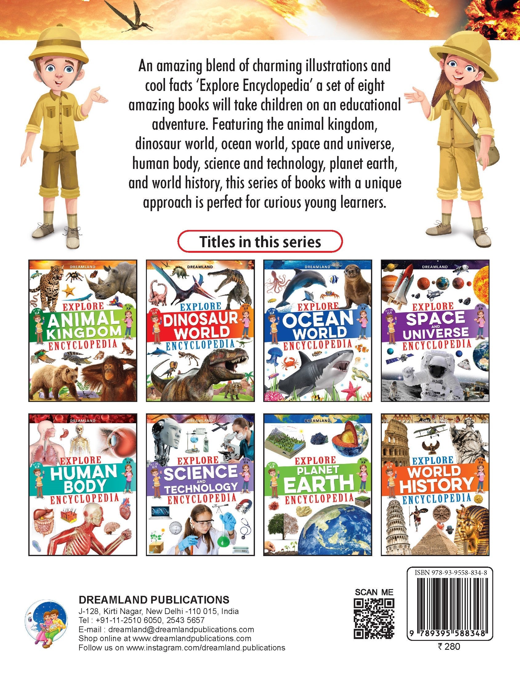 Dreamland Publications Explore Dinosaur World Encyclopedia : Children's Reference Book by