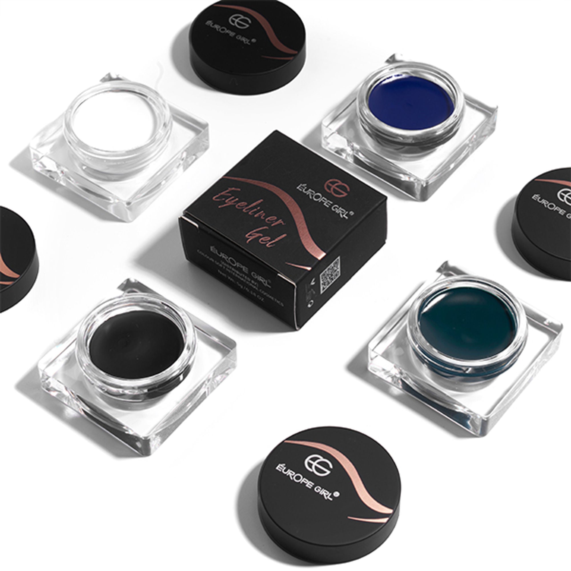 Europe Girl Gel Eyeliner - Night Black