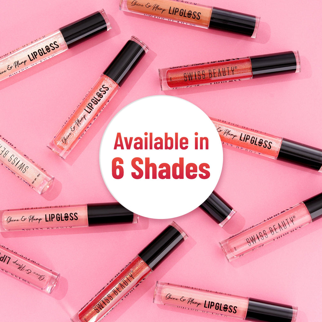 Swiss Beauty Shine & Plump Lipgloss - 6 Wine it up