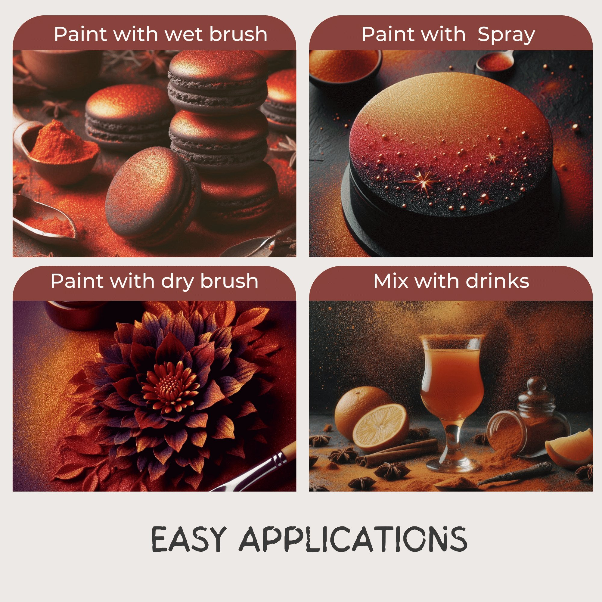 Confect Chestnut Bronze | Edible Luster Dust