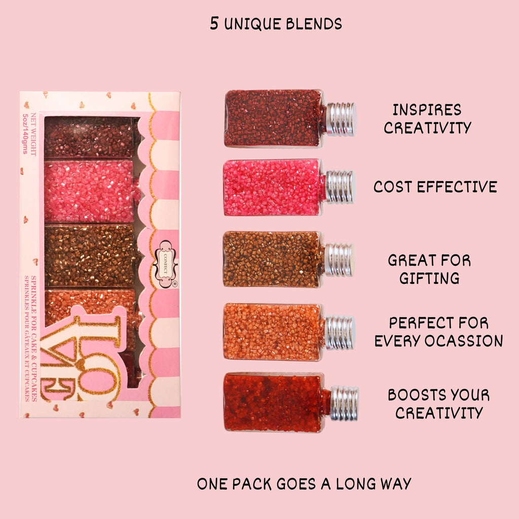 Confect Sparkling Sugar Combo Multipack 5