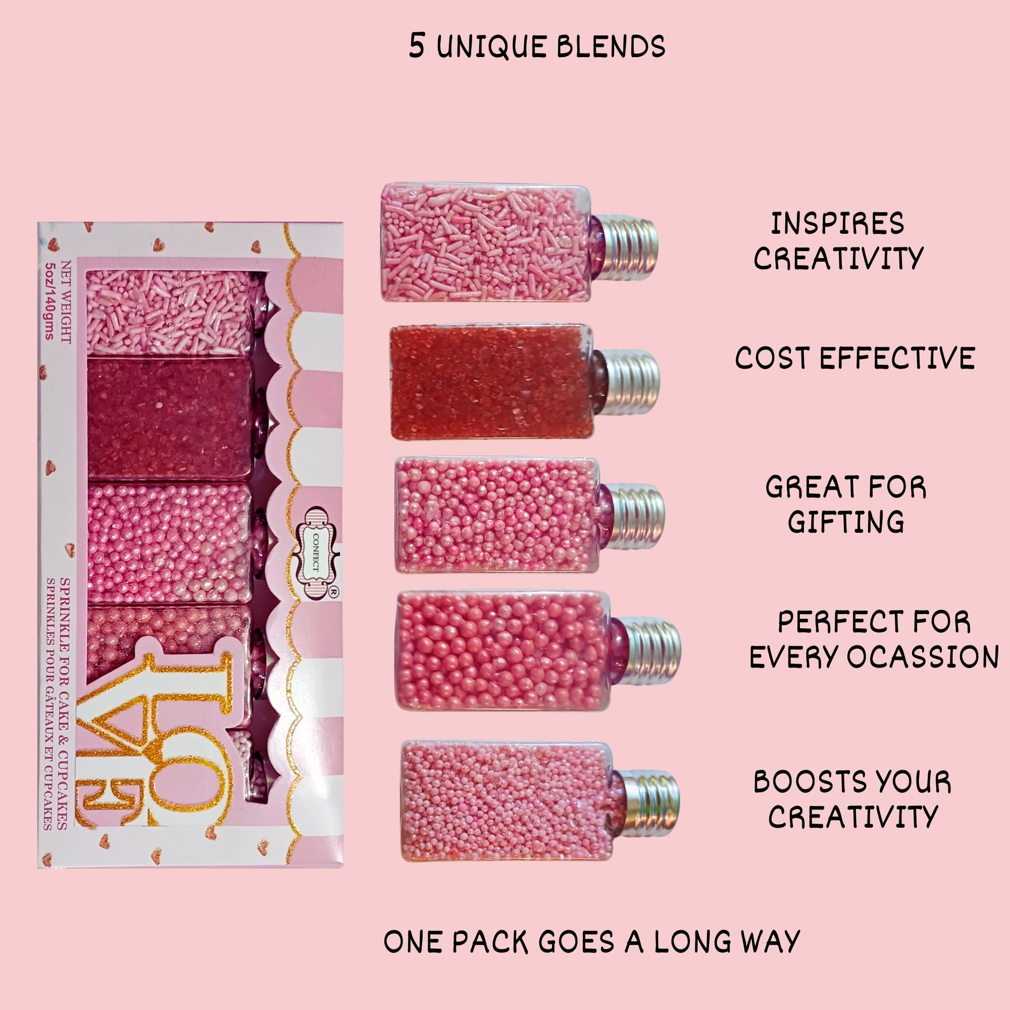 Confect Fusion Mashup Sprinkles FM Multipack 50