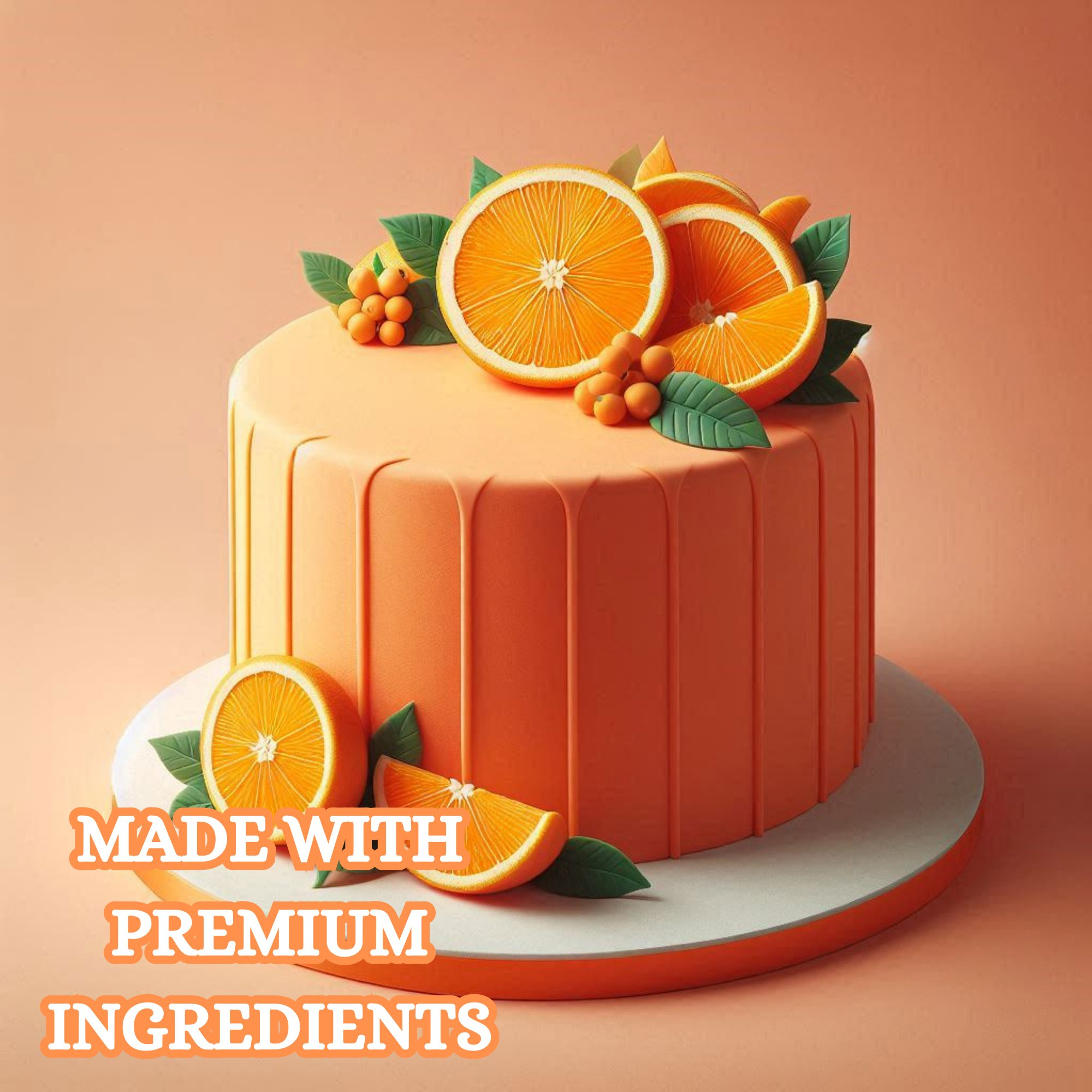 Confect Citrus Orange Fondant | Edible Sugarpaste