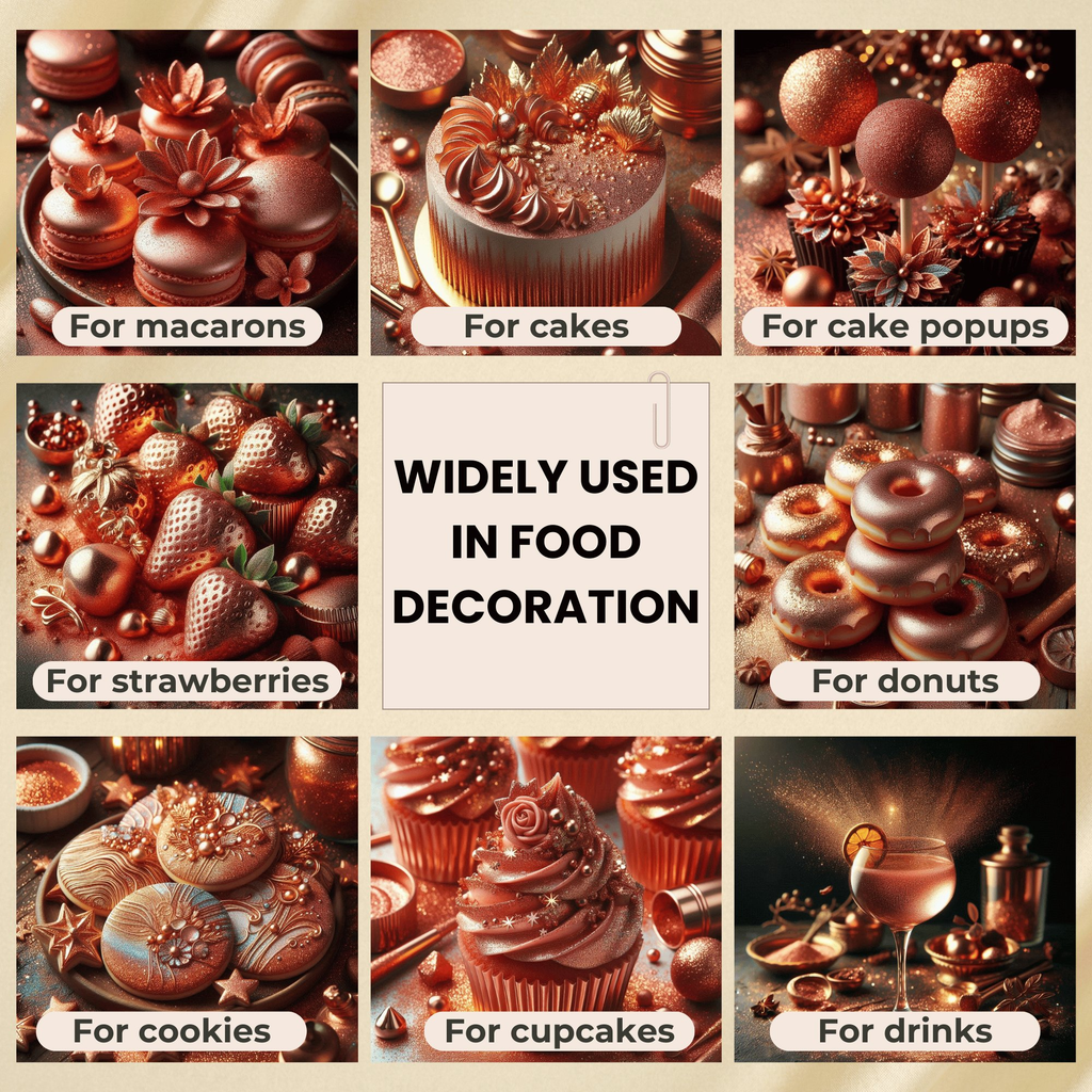 Confect Flaming Copper | Edible Luster Dust