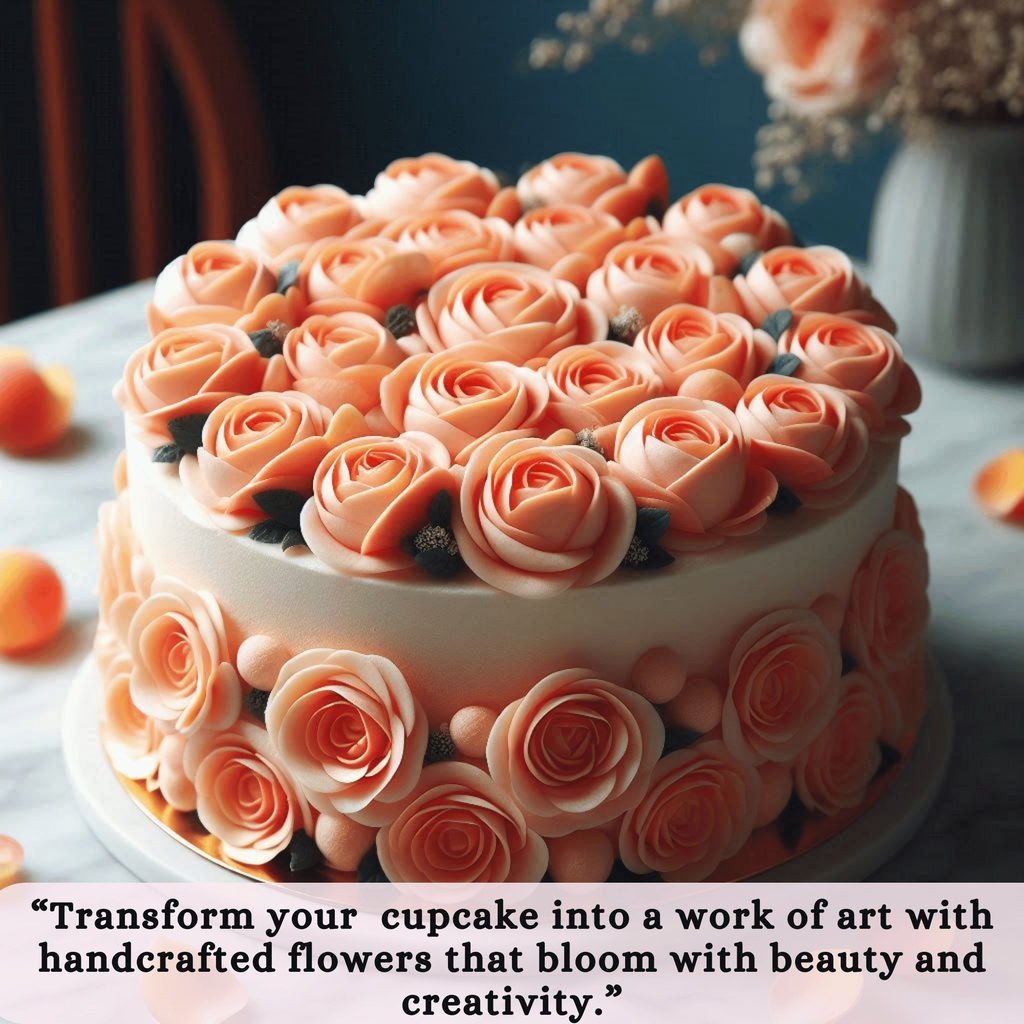 Confect Peach | Edible Sugar Flowers