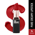 Swiss Beauty Pure Creamy Matte Lipstick - 14 Chilli Red