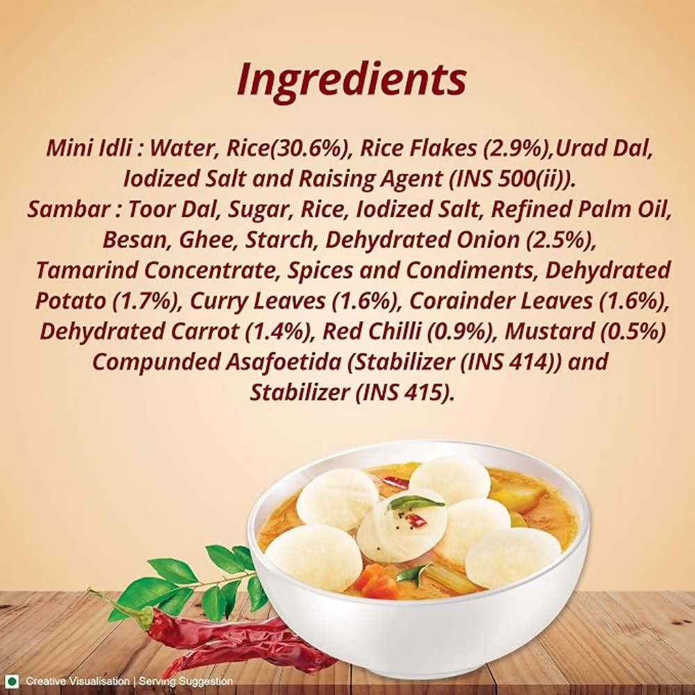 Aashirvaad Instant Mini Idli Sambhar