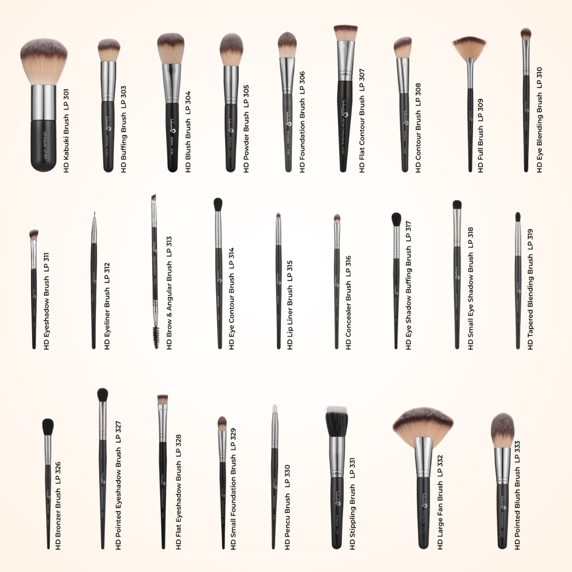 London Prime HD Premium Brush Set - 26 Pcs