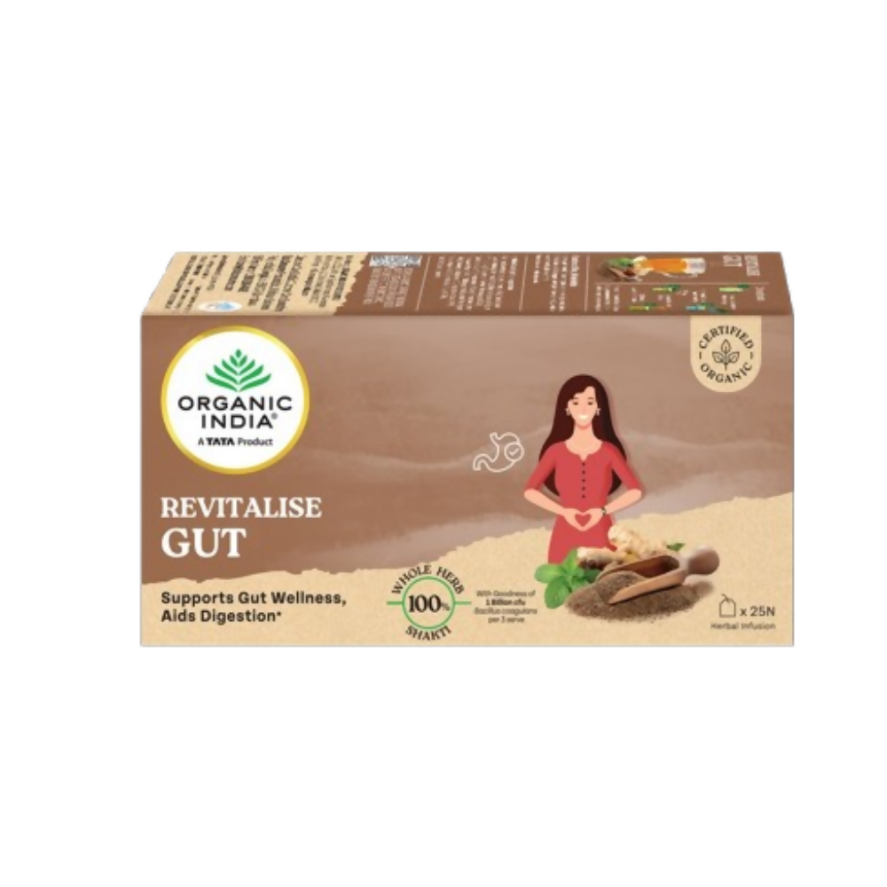 Organic India Revitalise Gut Tea Bags