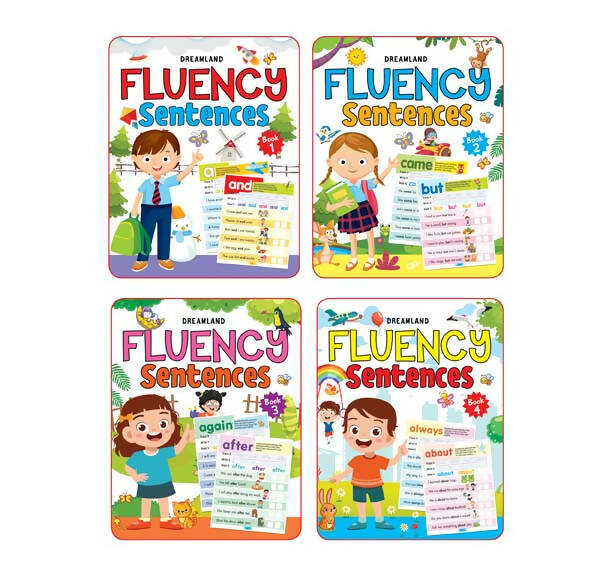 Dreamland Fluency Sentences Books Pack- 4 Books