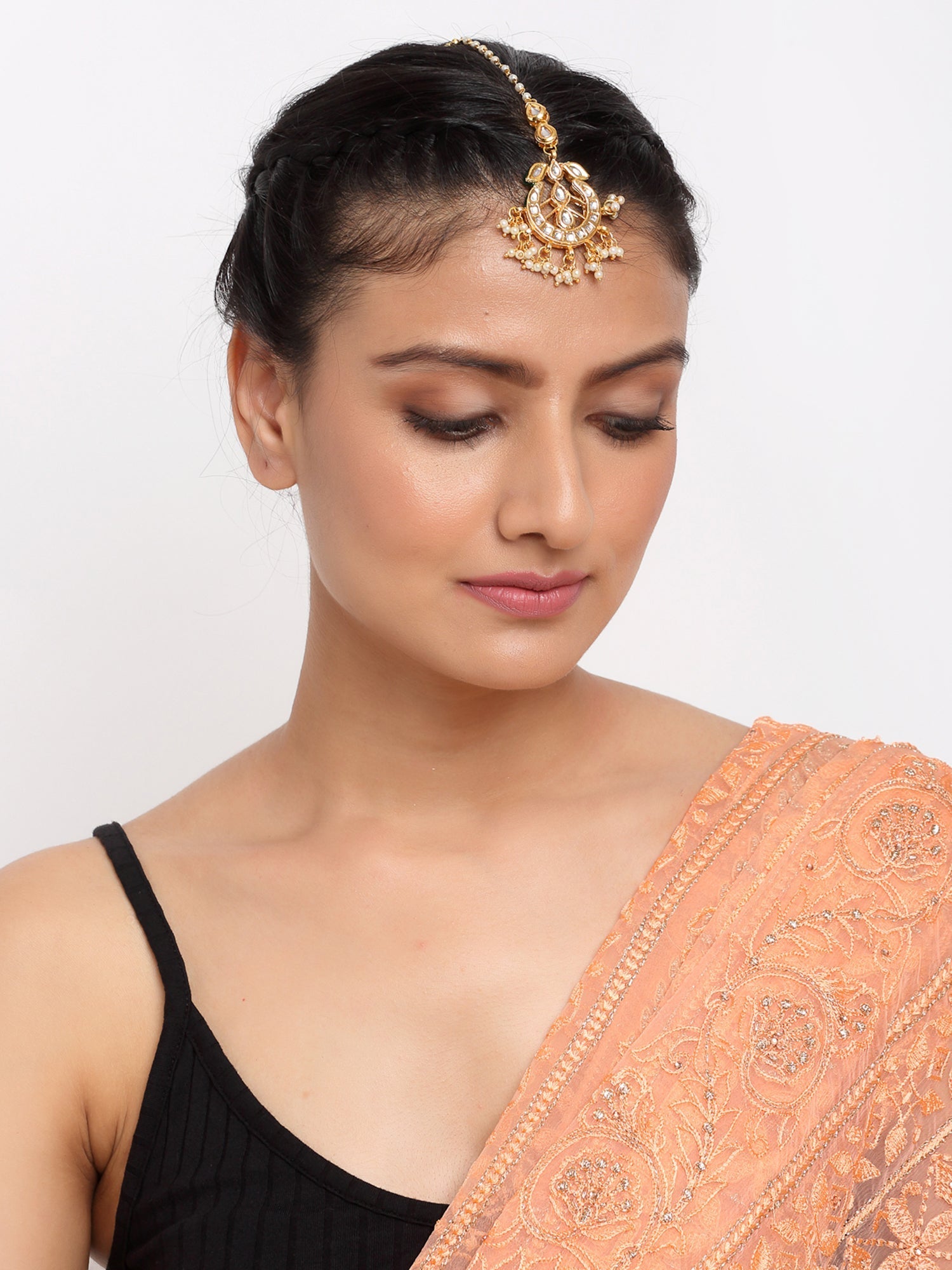 Kundan Maang Tikka - Ruby Raang
