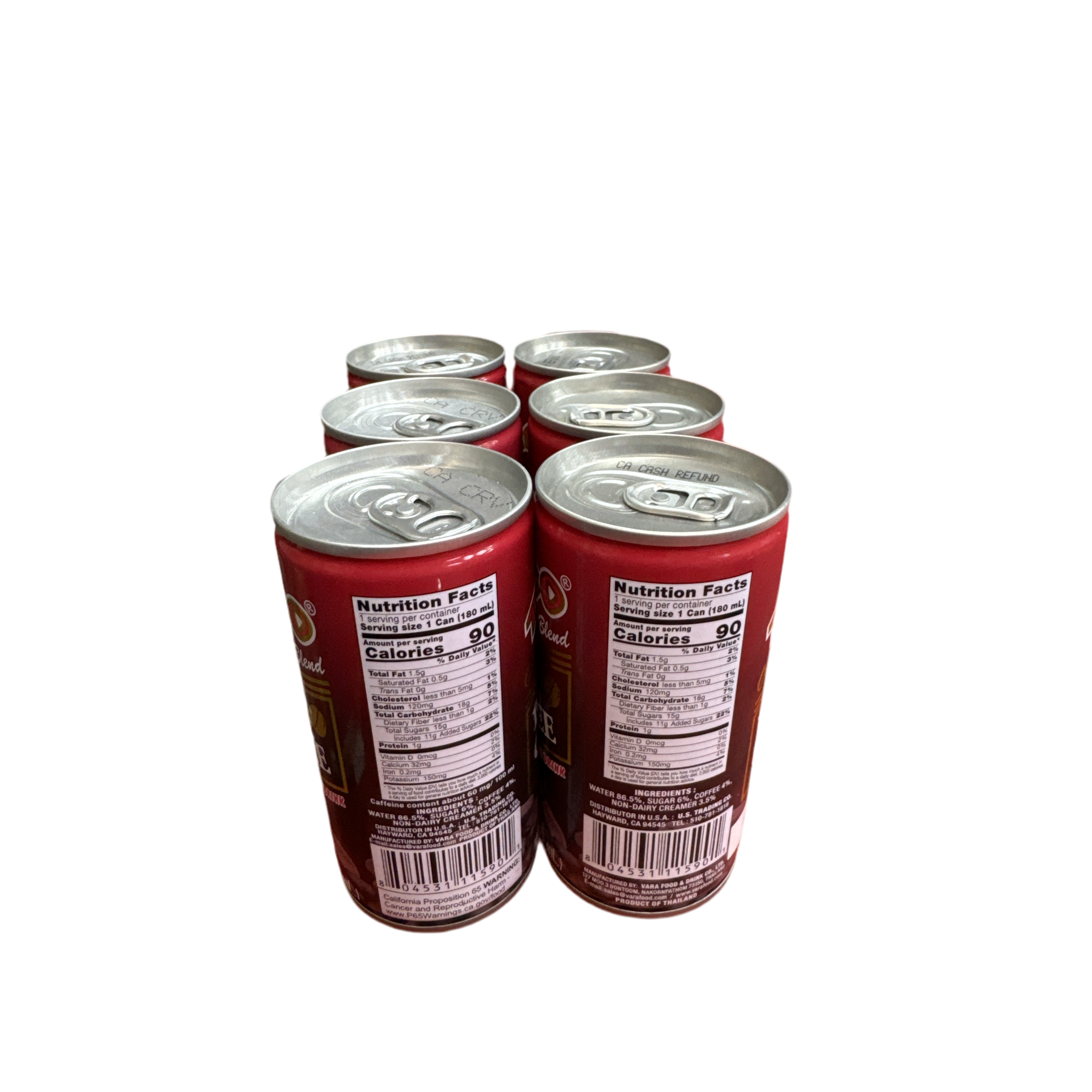 Tasco Iced Coffee Original Extra Blend Medium-Dark Roast 6- pack